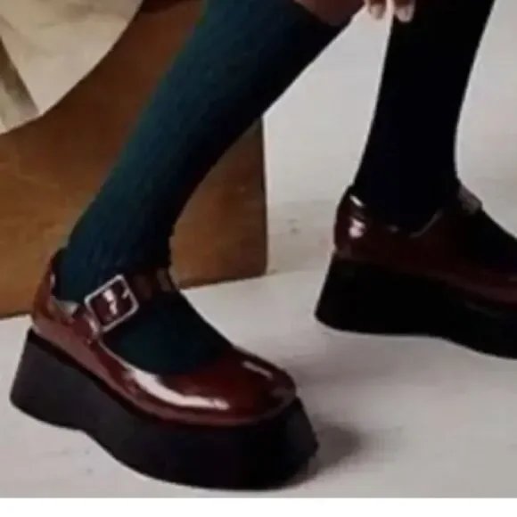 Jeffrey Campbell Ichika Mary Jane Platform Size 10 - Picture 2 of 14